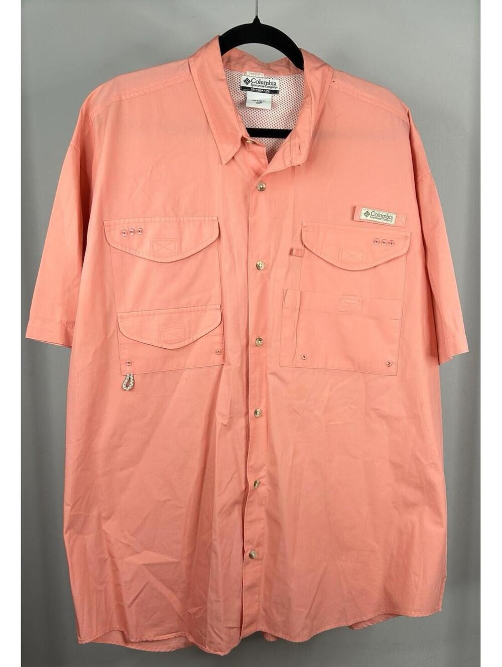 Columbia Performance Fishing Gear Button Down Shirt Men’s Size XL